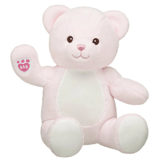 Baby Pink Teddy Bear with Gifting Bow | Build-A-Bear® - US 3096