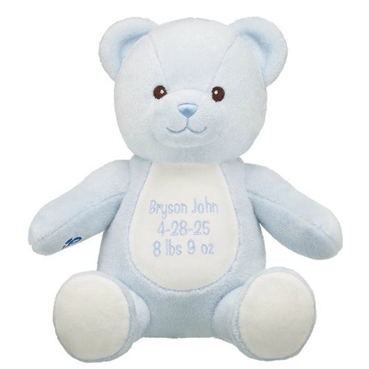 Embroidered Baby Blue Teddy Bear | Build-A-Bear® - US 7515