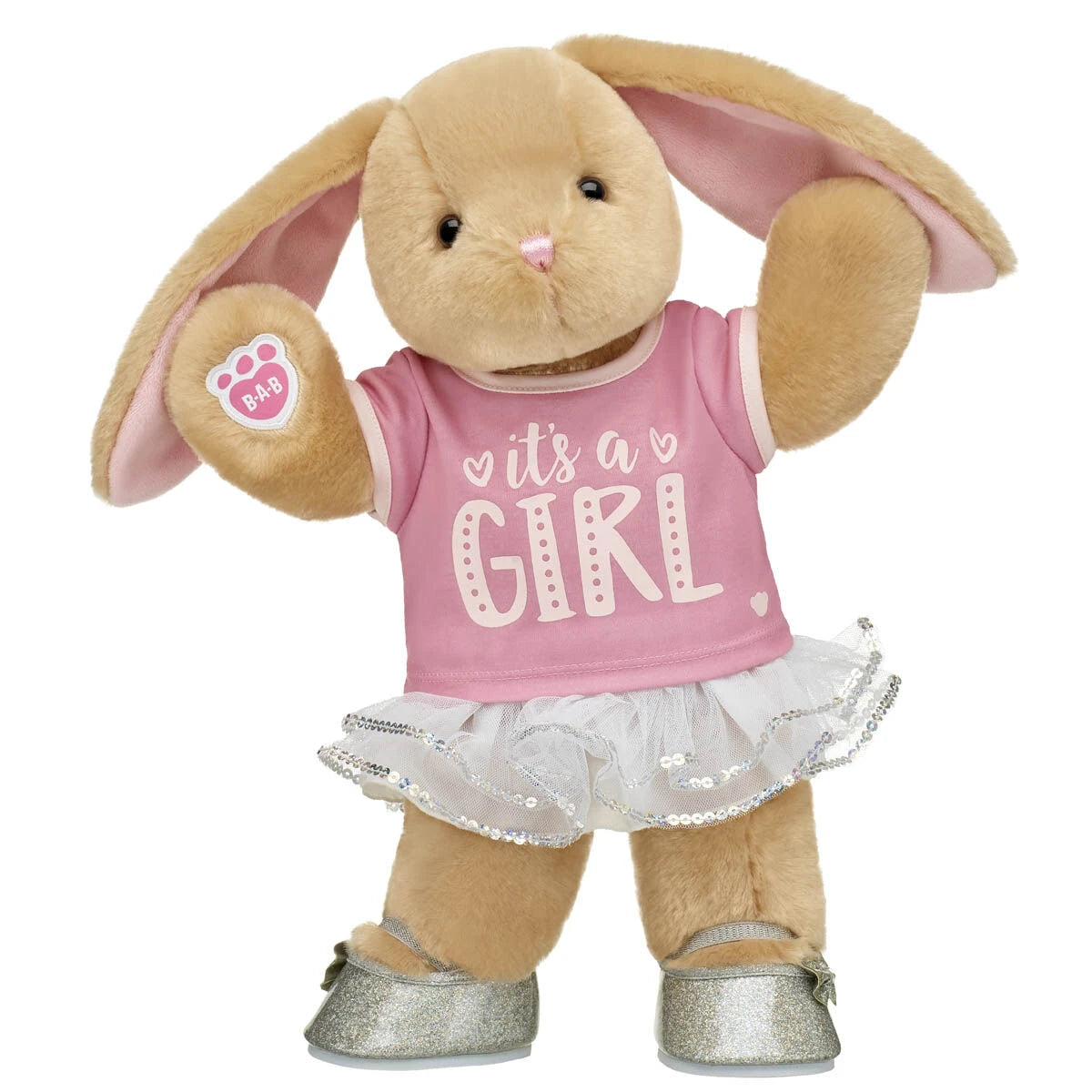 Pawlette™ Bunny Plush "It's a Girl" Gift Set | Build-A-Bear® - US 5781