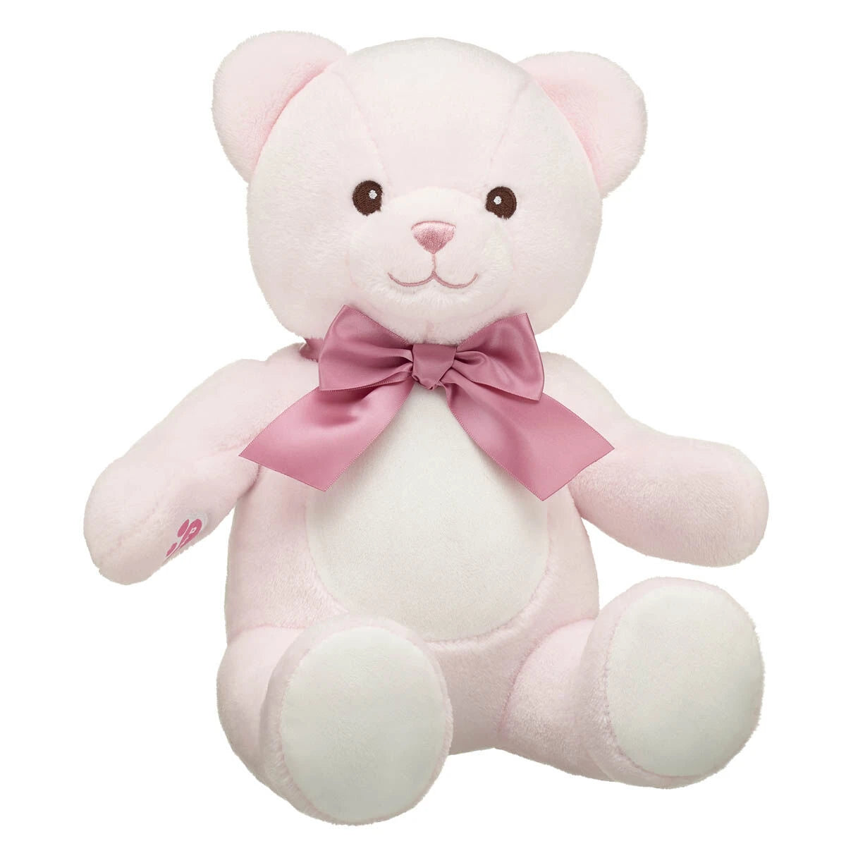 Baby Pink Teddy Bear with Gifting Bow | Build-A-Bear® - US 7523