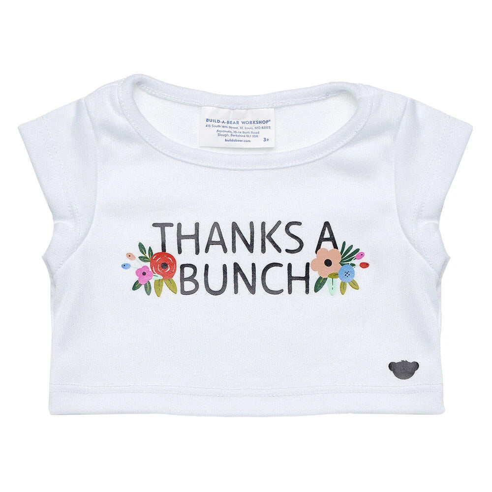 Thanks a Bunch T-Shirt for Stuffed Animals | Build-A-Bear® - US 4262