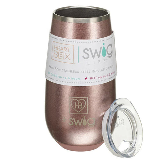 6 oz. HeartBox x Swig Life Stemless Flute | Build-A-Bear® - US 9287