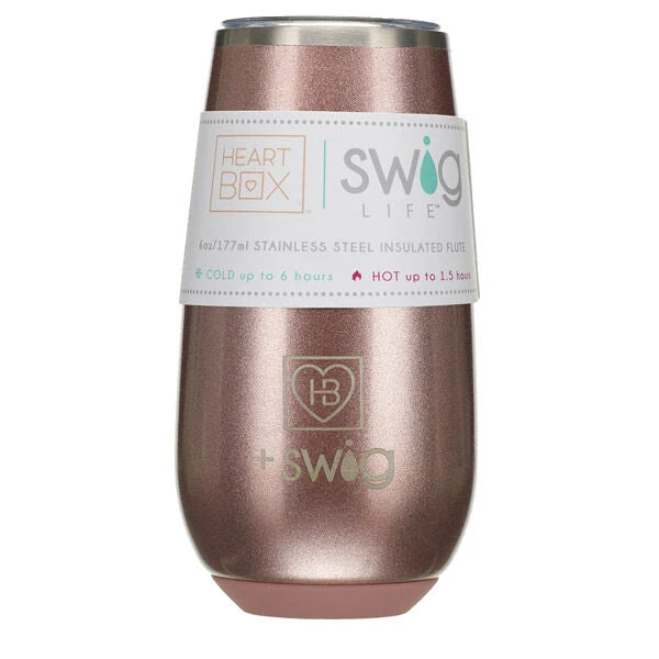 6 oz. HeartBox x Swig Life Stemless Flute | Build-A-Bear® - US 9287