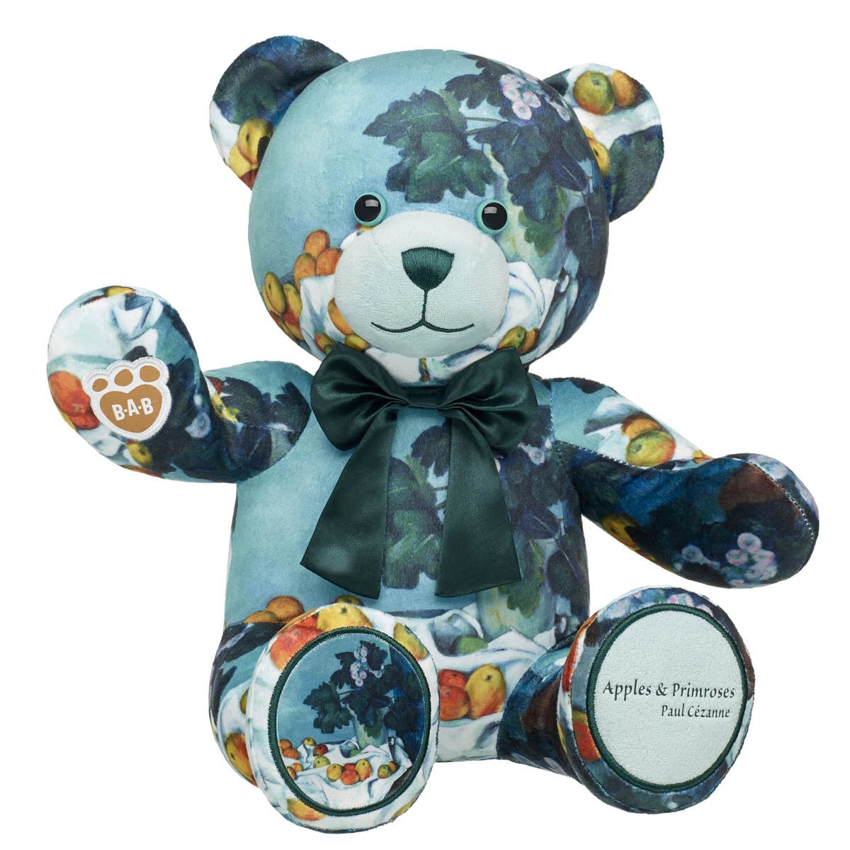 Cézanne Still Life Painting Teddy Bear &amp; Bow | Build-A-Bear® - US 3461