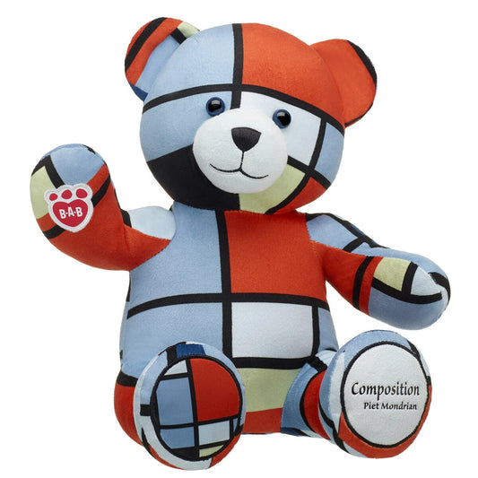 Piet Mondrian Composition Teddy Bear - US 8904