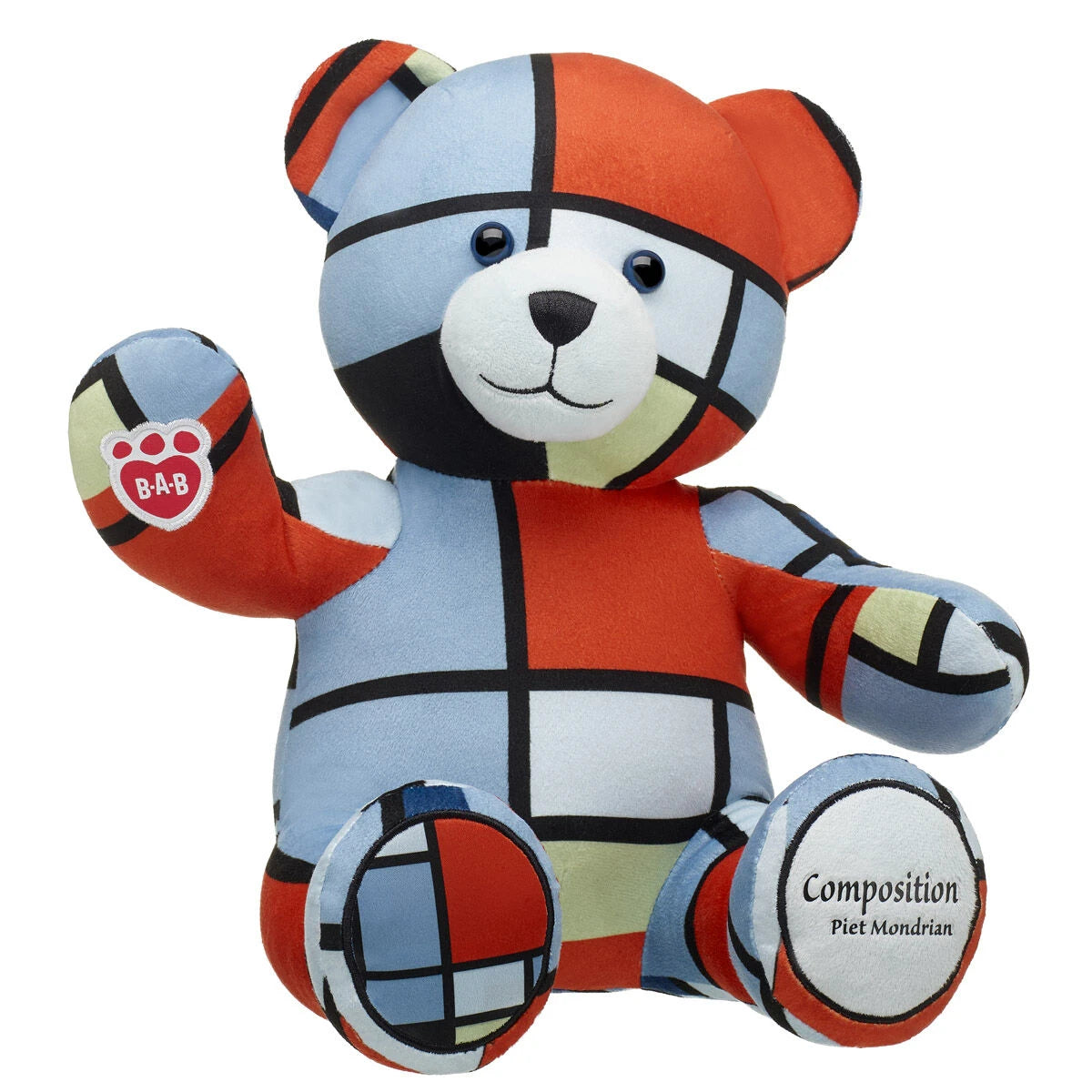 Piet Mondrian Composition Teddy Bear - US 3646