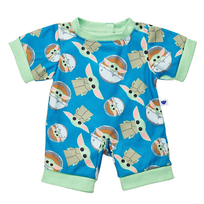 Happy Hugs Teddy Bear with Star Wars Grogu™ Sleeper &amp; Slippers Gift Set | Build-A-Bear® - US 1891