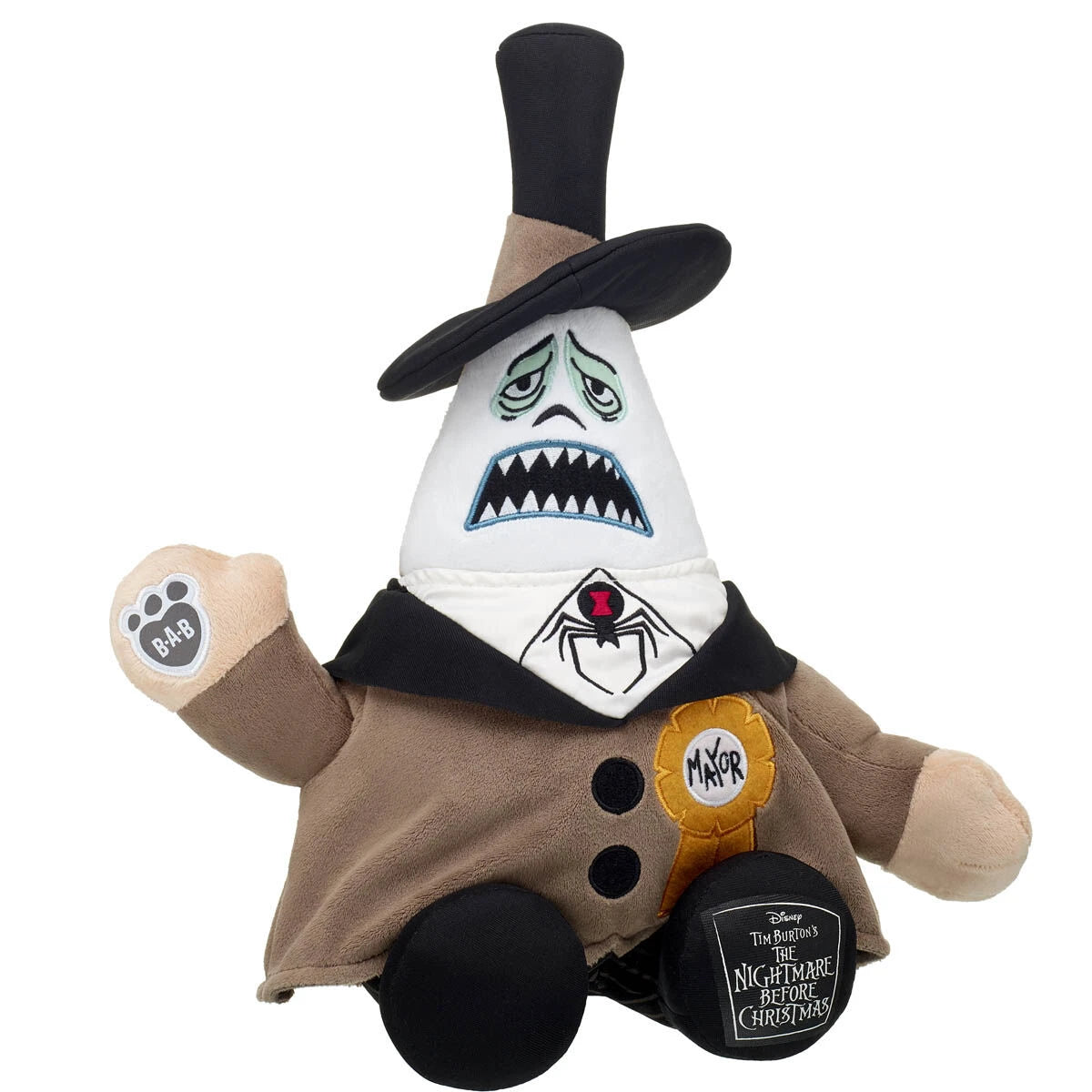 Disney Tim Burton's The Nightmare Before Christmas The Mayor Plush | Build-A-Bear® - US 4308