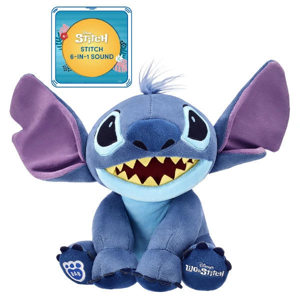 Disney's Stitch Stuffed Animal with Sound | Shop Now at Build-A-Bear® - US 1027