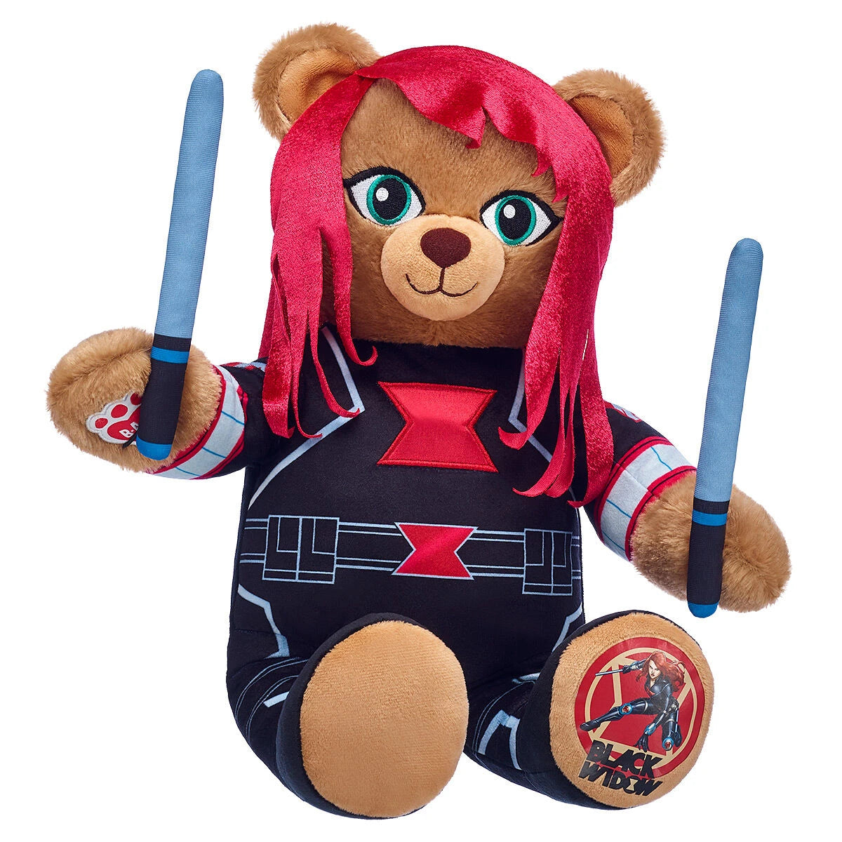 Marvel Black Widow Inspired Teddy Bear | Build-A-Bear® - US 7005