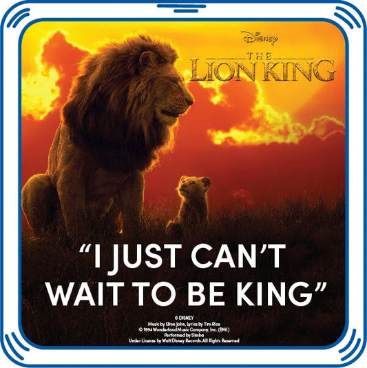 "I Just Can't Wait to Be King" Plush Toy Sound Chip | Build-A-Bear® - US 1578