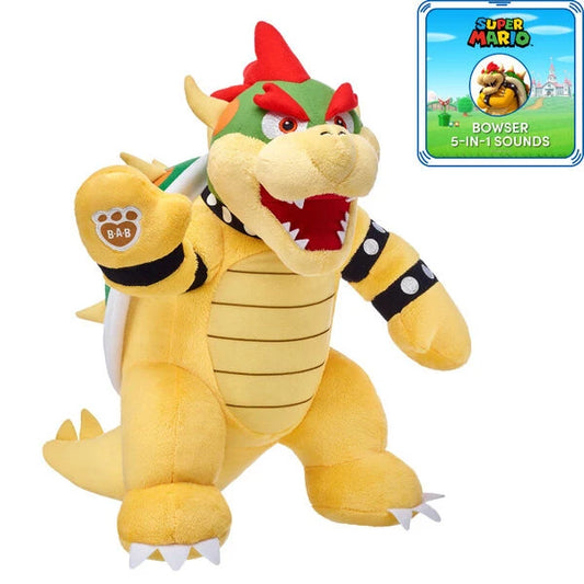 Super Mario Bowser Plush w/ 5-in-1 Sound | Build-A-Bear - US 4825