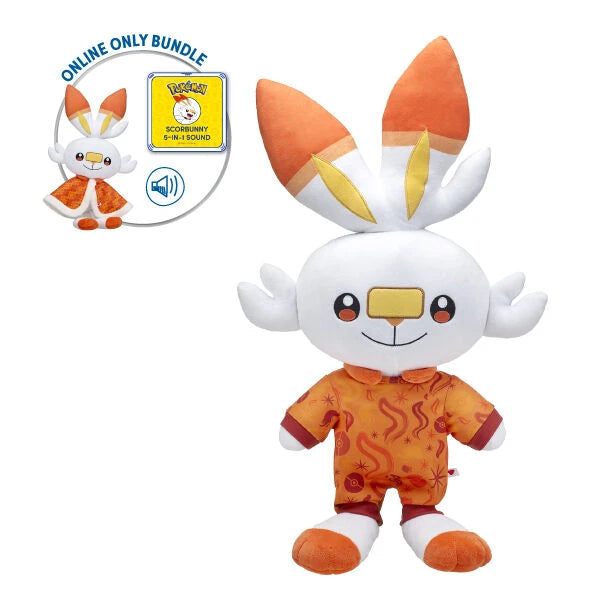 Pokémon Scorbunny Plush Bundle | Build-A-Bear® - US 3261