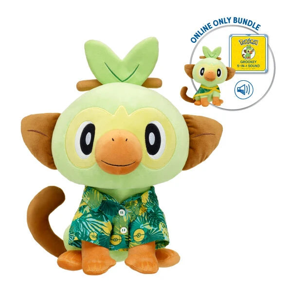 Pokémon Grookey Plush Bundle | Build-A-Bear® - US 5184