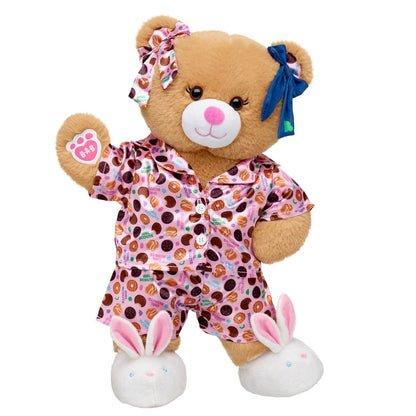 Girl Scout Cookie Teddy Bear Pajama Gift Set w/ Bows | BAB - US 7352