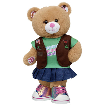 Girl Scout Cookie Teddy Bear Brownie Gift Set | BAB - US 2588