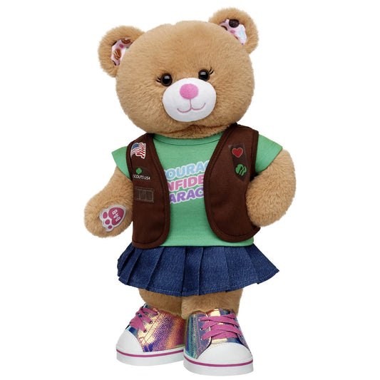 Girl Scout Cookie Teddy Bear Brownie Gift Set | BAB - US 2588