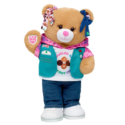 Girl Scout Cookie Teddy Bear Junior Gift Set w/ Bows | BAB - US 1341