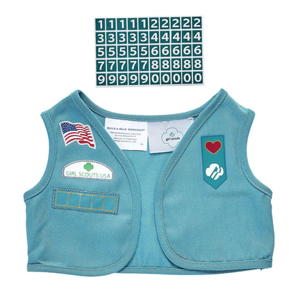 Girl Scout Cookie Teddy Bear Junior Gift Set w/ Bows | BAB - US 1341