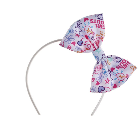 Build-A-Bear | Girl Scout Doodle Print Bow Headband - US 5227