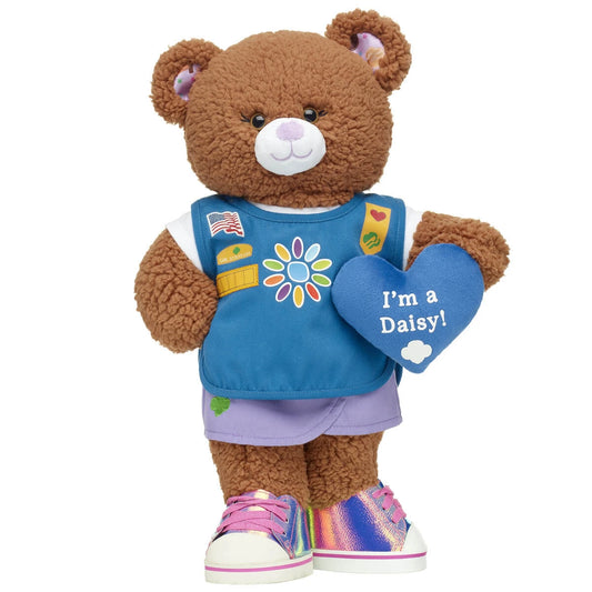 Girl Scout "I'm a Daisy" Heart Wristie for Stuffed Animals | Build-A-Bear® - US 4319