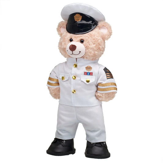 Happy Hugs Teddy Bear Naval Officer Gift Set | Build-A-Bear® - US 7671