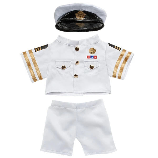 Happy Hugs Teddy Bear Naval Officer Gift Set | Build-A-Bear® - US 7671