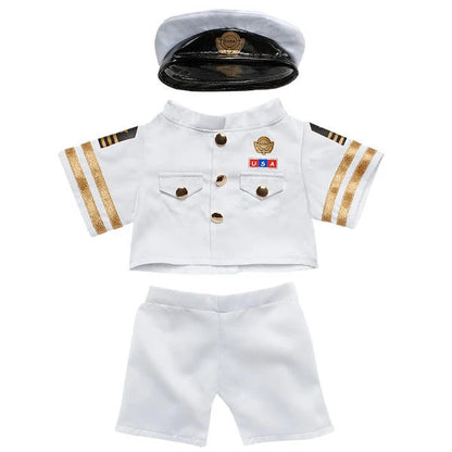 Happy Hugs Teddy Bear Naval Officer Gift Set | Build-A-Bear® - US 7671