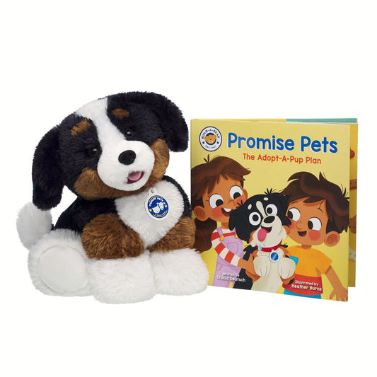 Promise Pets Bernese Mountain Dog Stuffed Animal w/ "Promise Pets: | BAB - US 9091