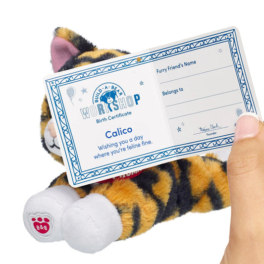 Build-A-Bear Mini Beans Promise Pets Calico Stuffed | BAB - US 8741