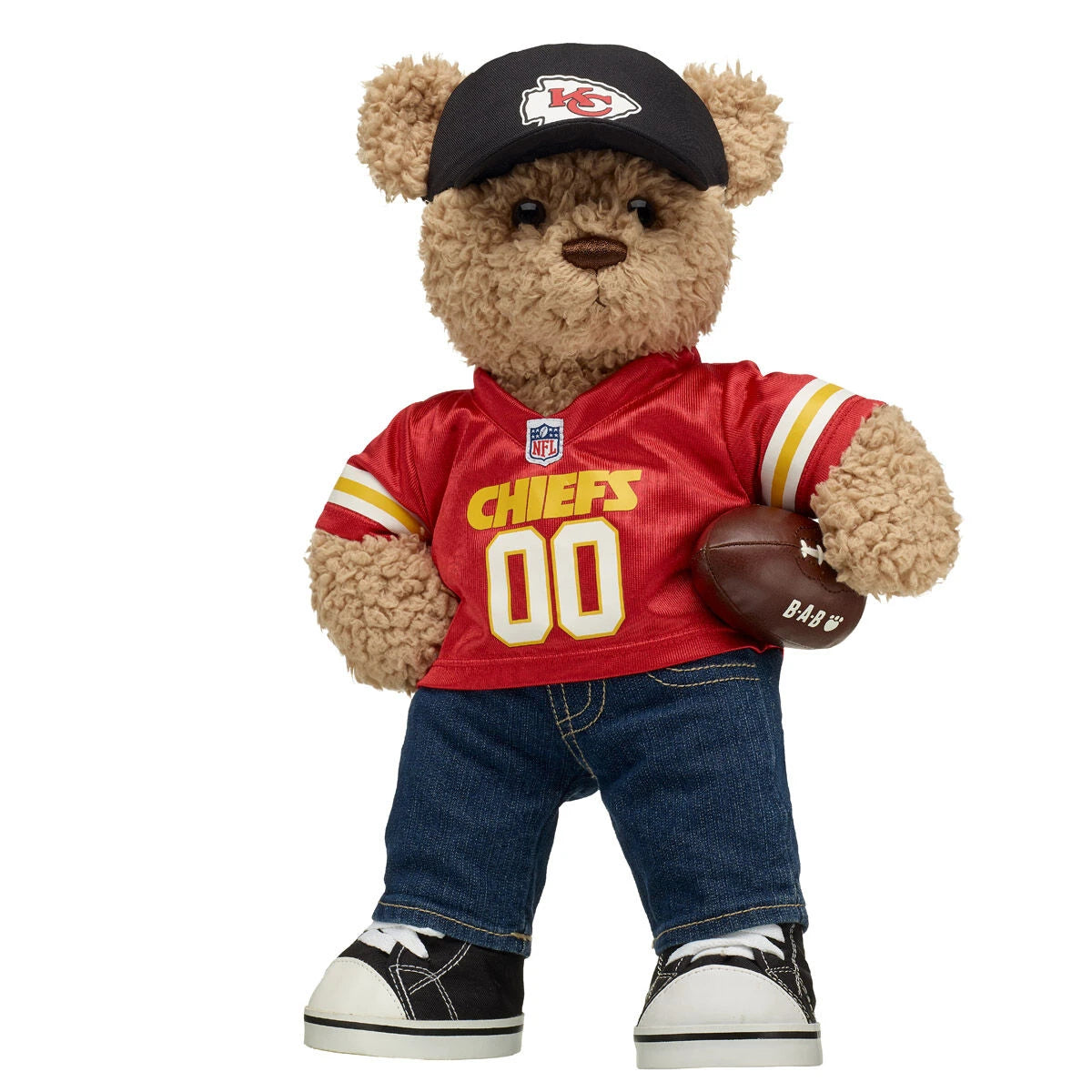 Kansas City Chiefs Timeless Teddy Bear Football Gift Set - US 9319