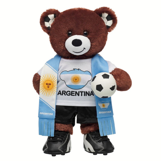 Let's Goal Bear Argentina Gift Set | Build-A-Bear - US 8886