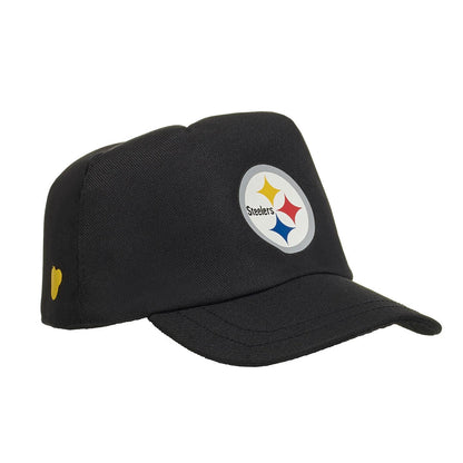 Pittsburgh Steelers Happy Hugs Teddy Bear Hat &amp; Football Set - US 7325