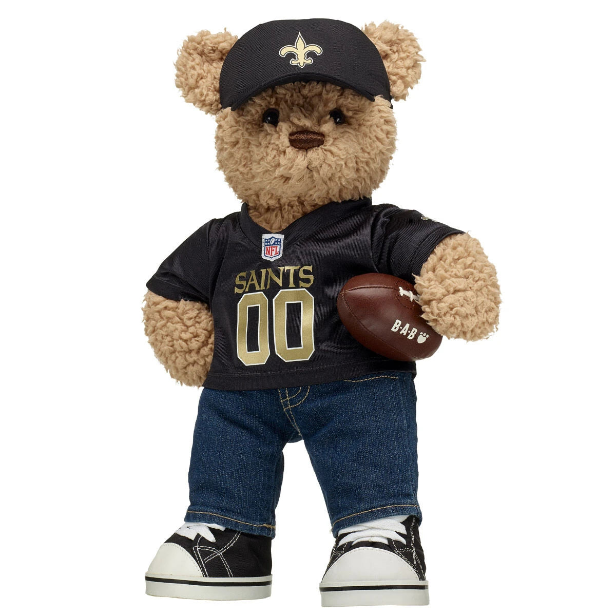 New Orleans Saints Timeless Teddy Bear Football Gift Set - US 9425