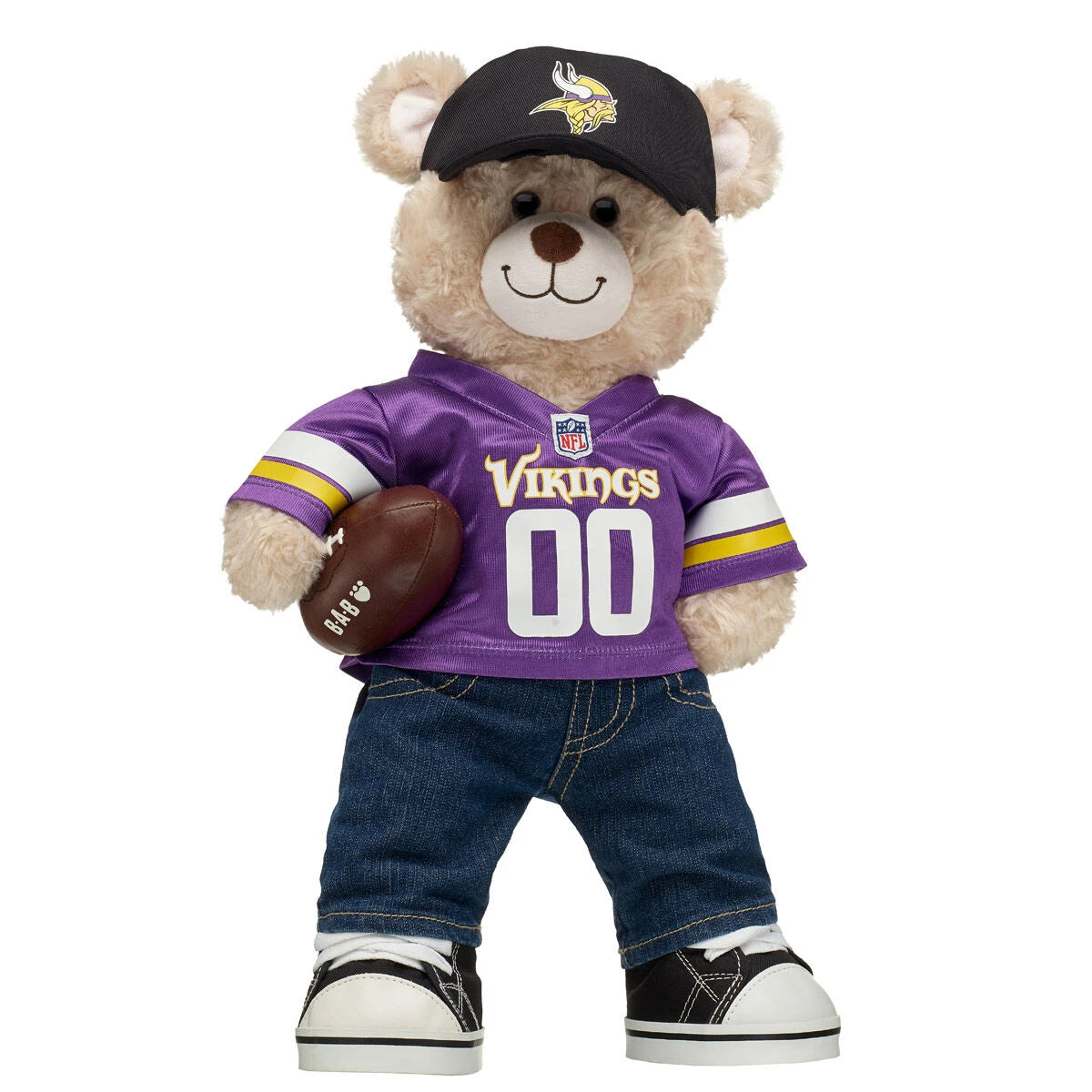 Minnesota Vikings Happy Hugs Teddy Bear Football Gift Set - US 3613