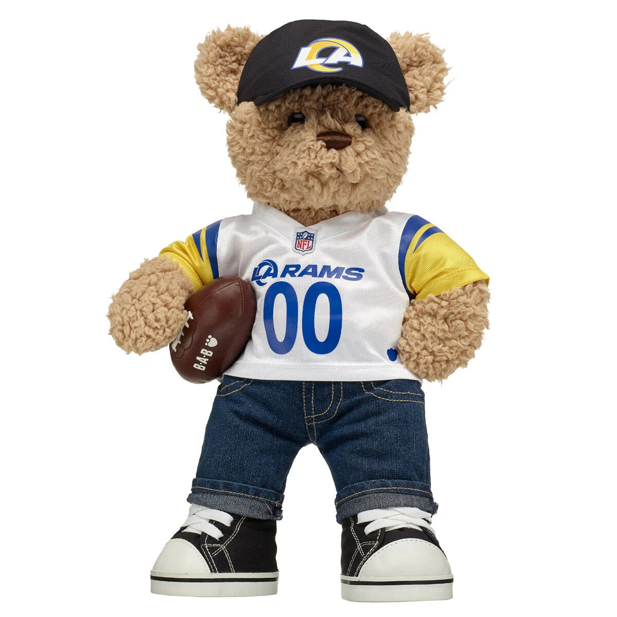 Los Angeles Rams Timeless Teddy Bear Football Gift Set - US 9830