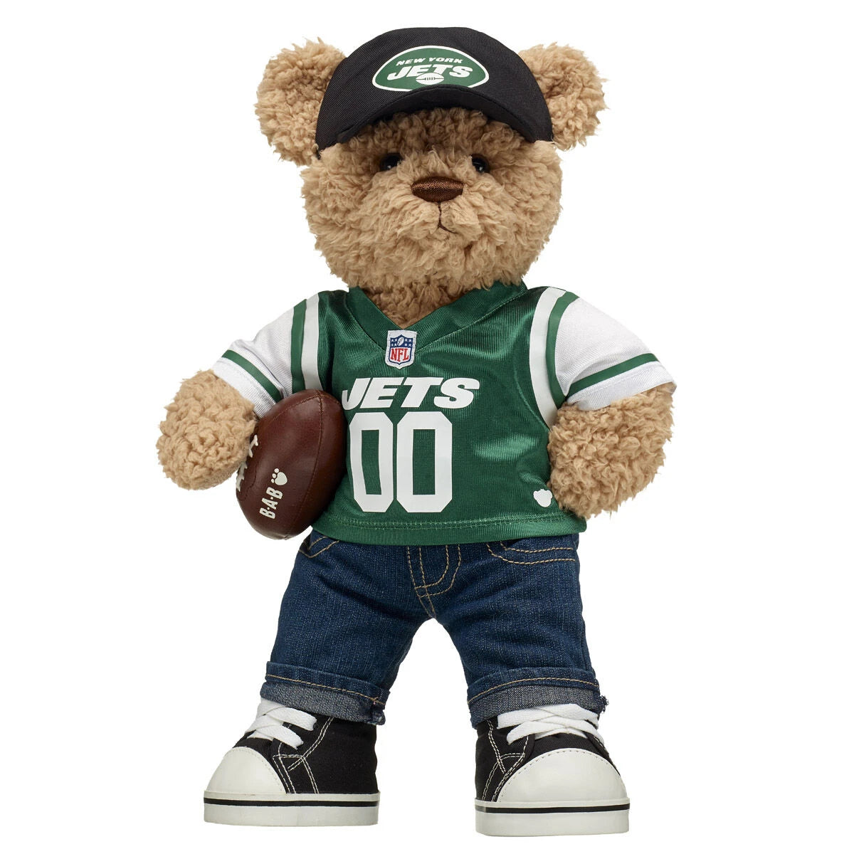 New York Jets Timeless Teddy Bear Football Gift Set - US 8159