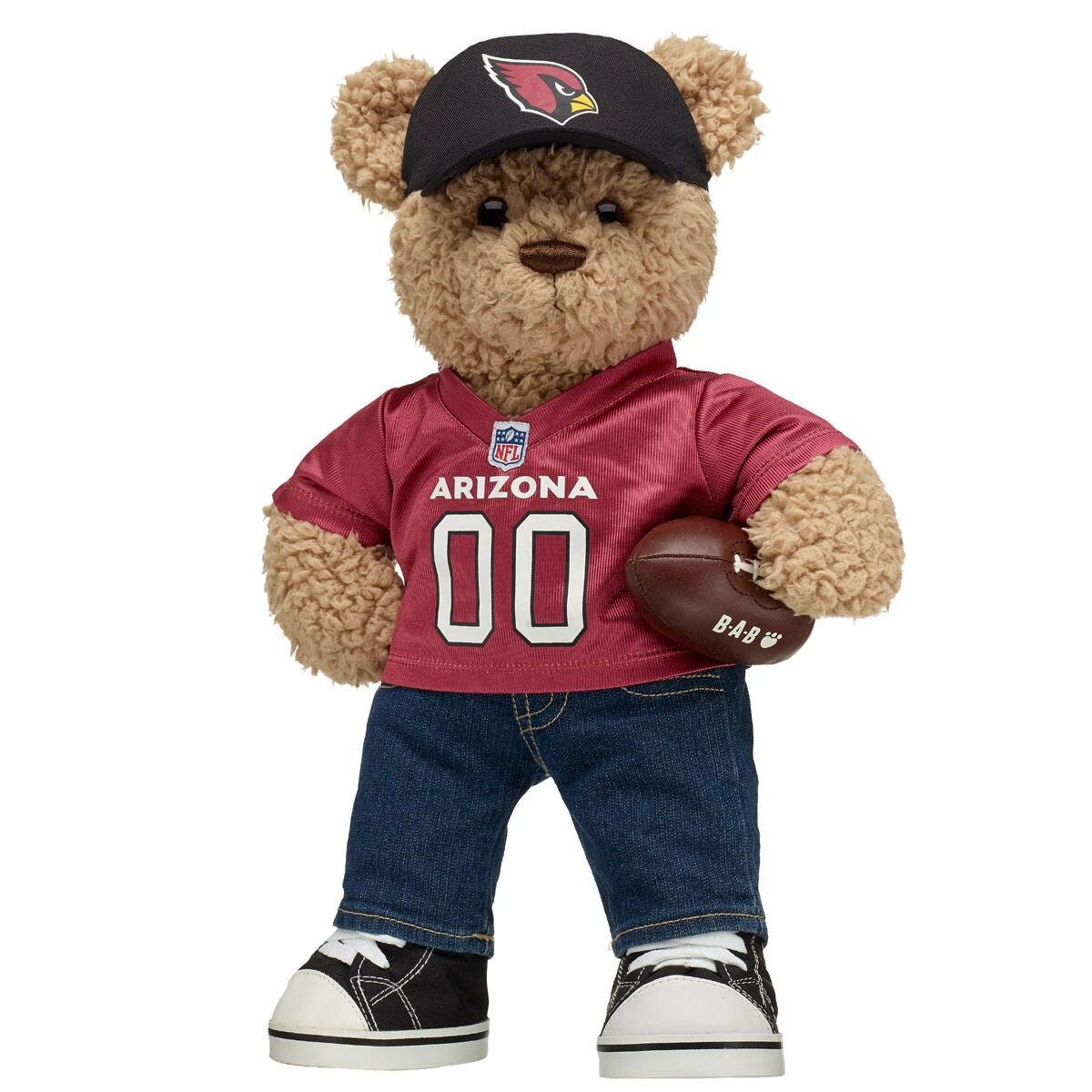 Arizona Cardinals Timeless Teddy Bear Football Gift Set - US 8190
