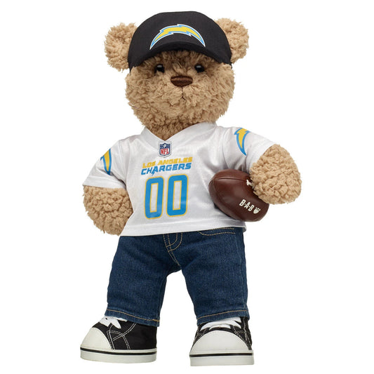 Los Angeles Chargers Timeless Teddy Bear Football Gift Set - US 9718