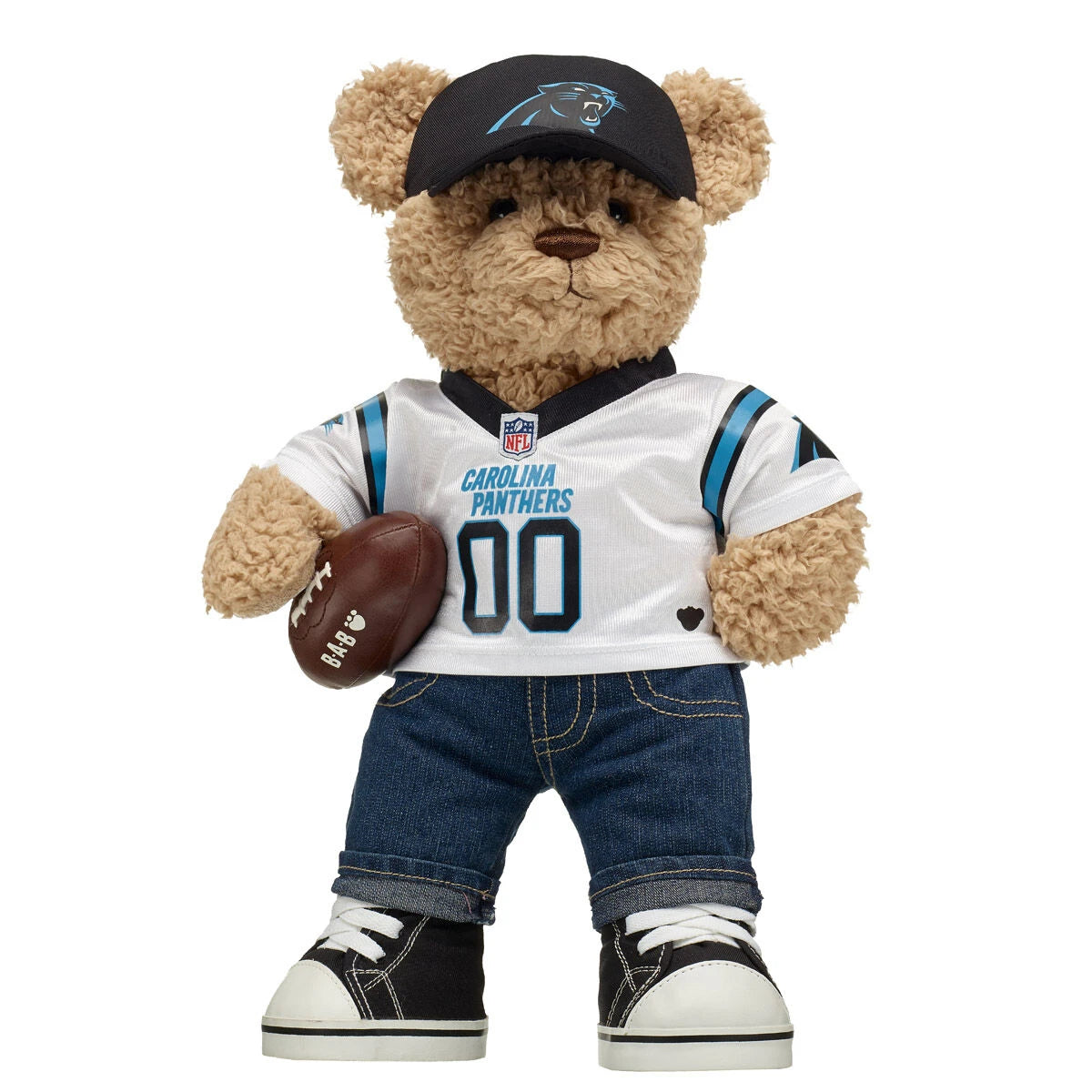Carolina Panthers Timeless Teddy Bear Football Gift Set - US 3247