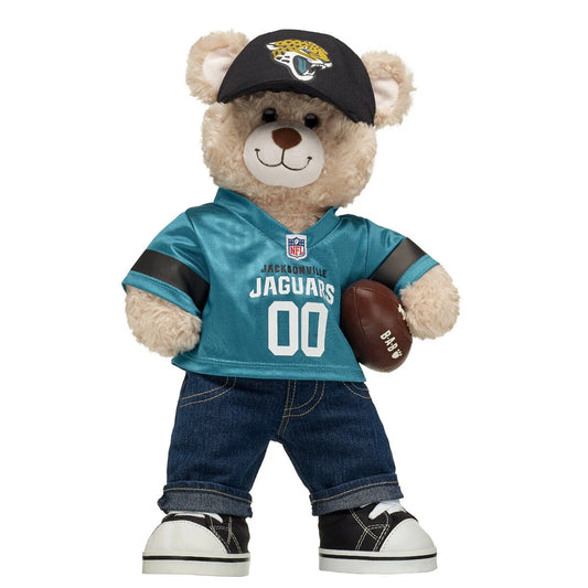 Jacksonville Jaguars Happy Hugs Football Teddy Bear Gift Set - US 9680