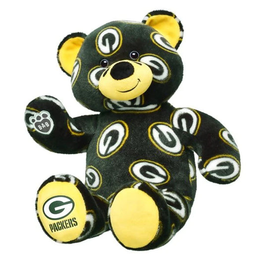 Green Bay Packers Fan Hat Teddy Bear Gift Set - US 7122