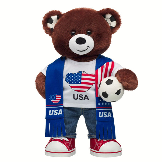 Let's Goal Bear USA Gift Set | Build-A-Bear - US 9712