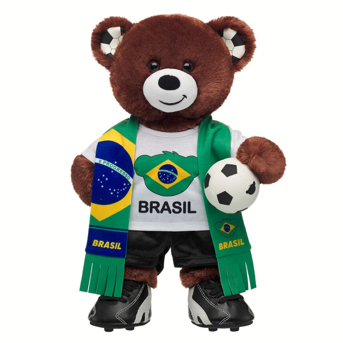 Let's Goal Bear Brasil Gift Set | Build-A-Bear - US 9549