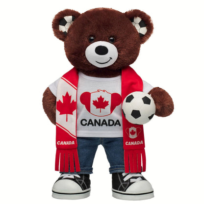 Let's Goal Bear Canada Gift Set | Build-A-Bear - US 6948