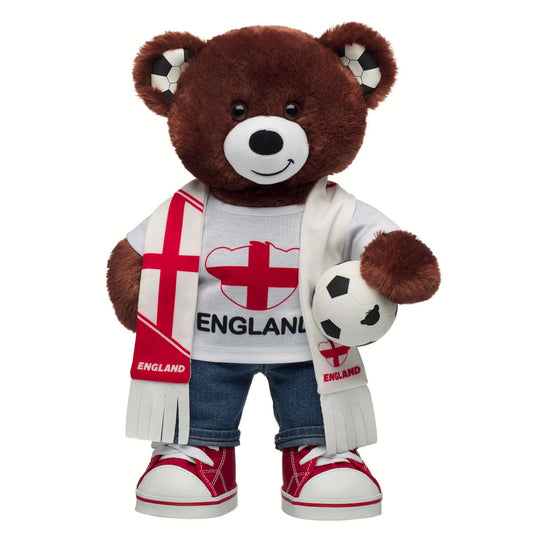 Let's Goal Bear England Gift Set | Build-A-Bear - US 6836