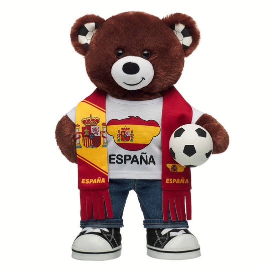 Let's Goal Bear Spain Gift Set | Build-A-Bear - US 6374