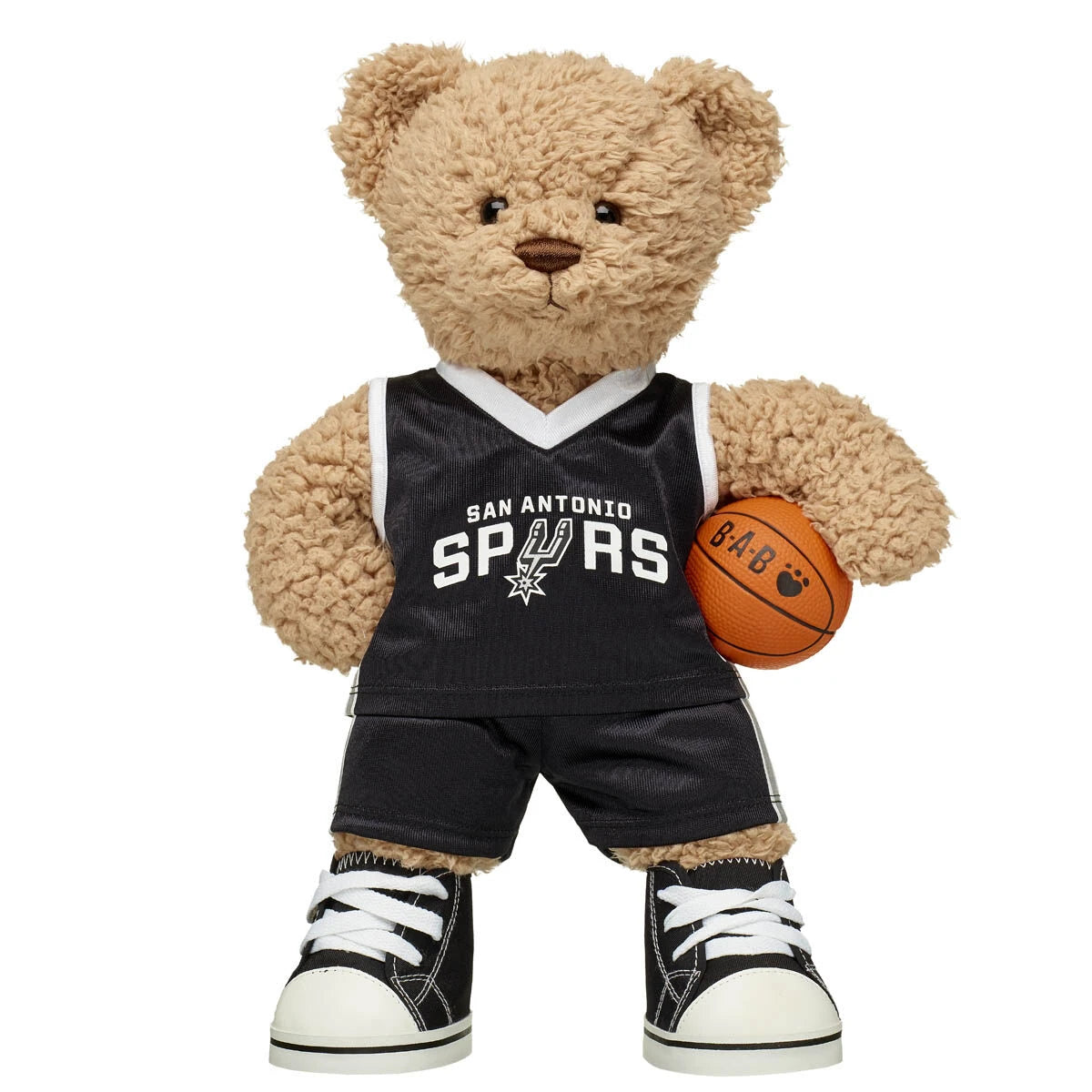 Timeless Teddy Bear San Antonio Spurs Basketball Gift Set | Build-A-Bear® - US 7917