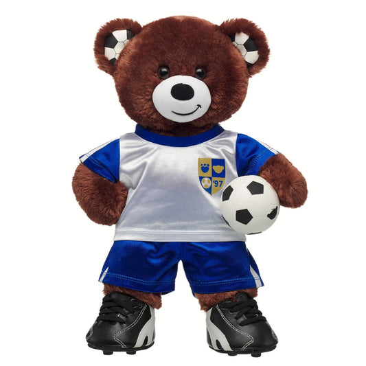 Let's Goal Bear Blue Soccer Uniform Gift Set | BAB - US 4118
