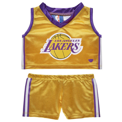 Los Angeles Lakers Uniform 2 pc. for Stuffed Animals | Build-A-Bear® - US 5045